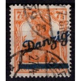 1920 - Danzig  - AFA 25 - Frimærke - Stemplet.
